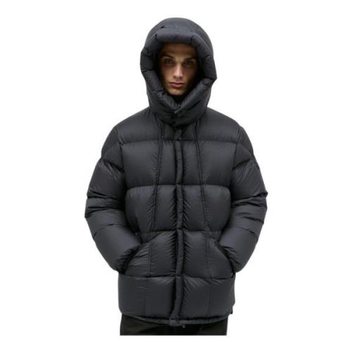 Moncler Matt Finish Dunjacka med Huva Blue, Herr