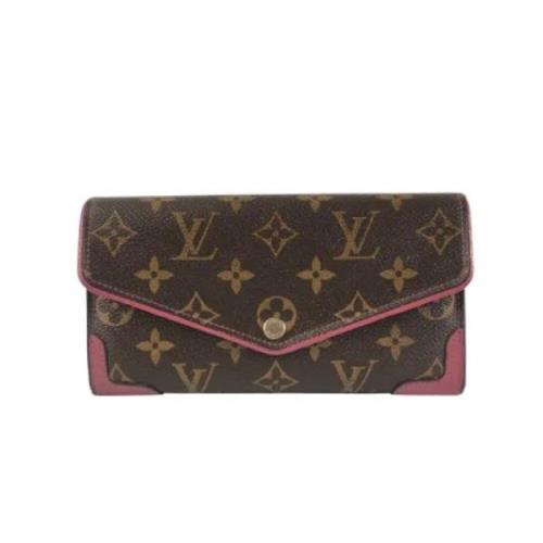 Louis Vuitton Vintage Pre-owned Belagd canvas plnbcker Brown, Dam