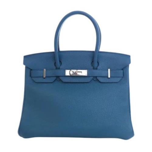 Hermès Vintage Pre-owned Laeder handvskor Blue, Dam