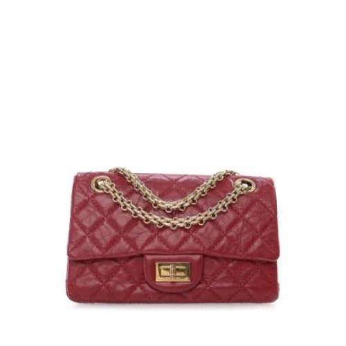 Chanel Vintage Pre-owned Laeder axelremsvskor Red, Dam