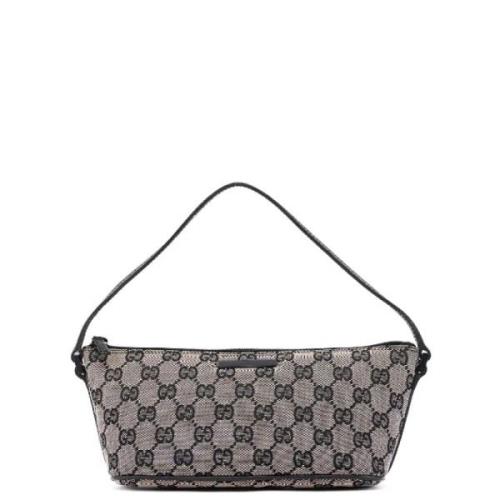 Gucci Vintage Pre-owned Bomull handvskor Gray, Dam