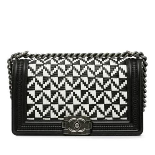 Chanel Vintage Pre-owned Laeder axelremsvskor Black, Dam