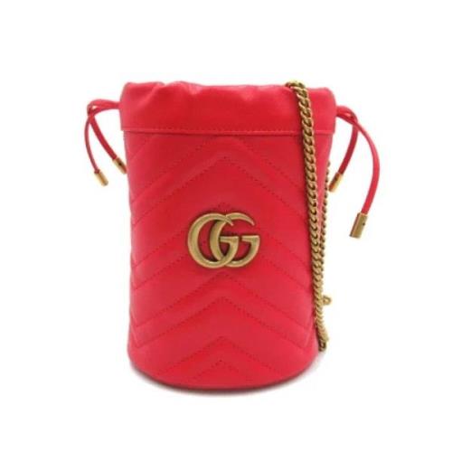 Gucci Vintage Pre-owned Laeder gucci-vskor Red, Dam