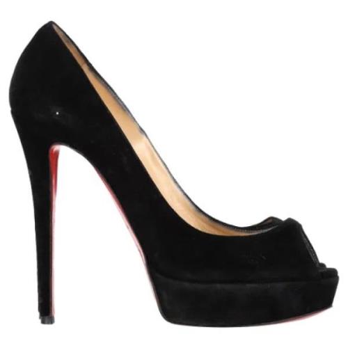 Christian Louboutin Pre-owned Pre-owned Mocka klackskor Black, Dam