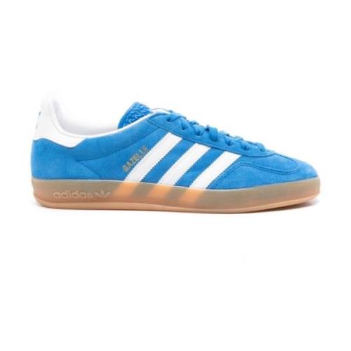 Adidas Blå Mocka Låg-Top Sneakers Blue, Herr