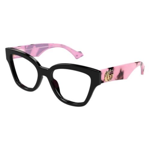 Gucci Geometrisk Cat Eye Optiska Glasögon Black, Unisex