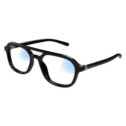 Gucci Stiliga Svarta Optiska Glasögon Black, Unisex