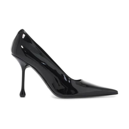 Jimmy Choo Lackläderpumps med drophäl Black, Dam