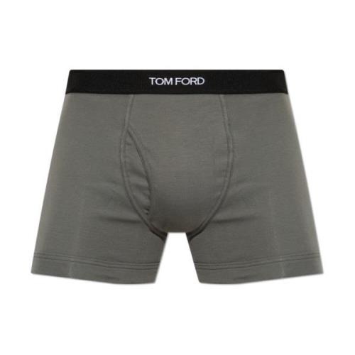 Tom Ford Boxershorts med logotyp Gray, Herr