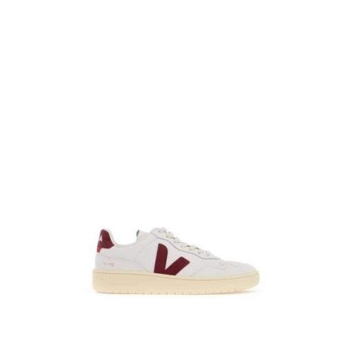 Veja Traced Leather V-90 Sneakers White, Herr