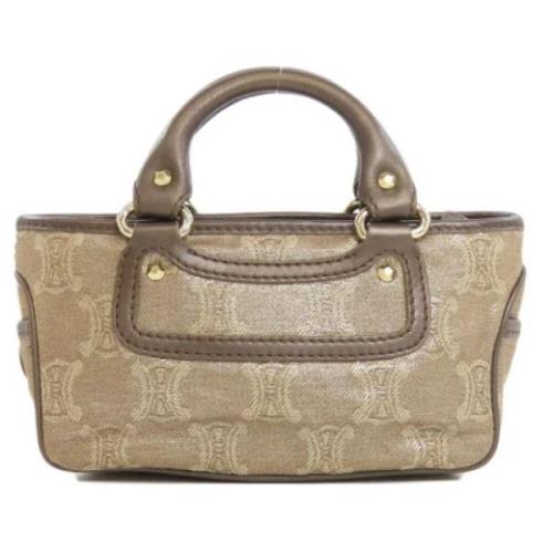 Celine Vintage Pre-owned Canvas celine-vskor Brown, Dam