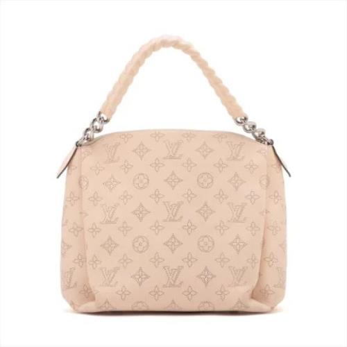 Louis Vuitton Vintage Pre-owned Laeder handvskor Beige, Dam