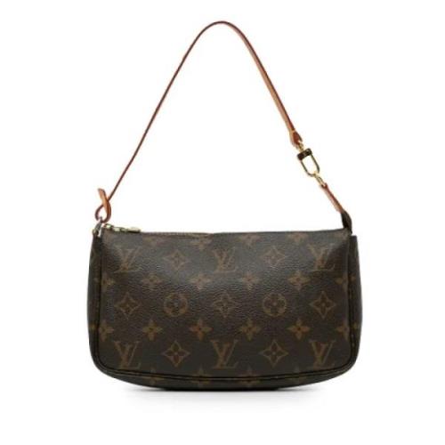 Louis Vuitton Vintage Pre-owned Canvas kuvertvskor Brown, Dam