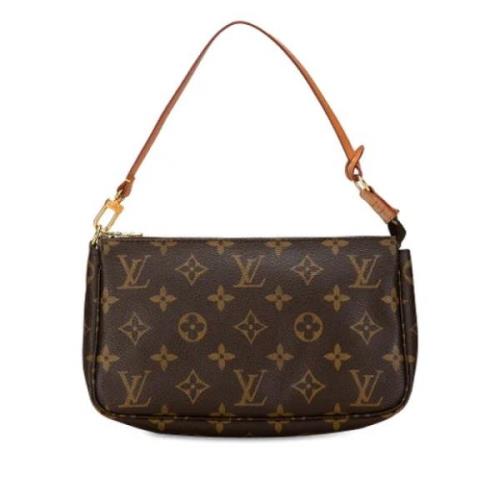 Louis Vuitton Vintage Pre-owned Canvas kuvertvskor Brown, Dam