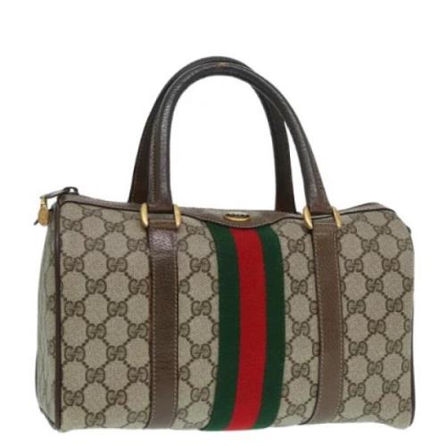 Gucci Vintage Pre-owned Laeder gucci-vskor Beige, Dam