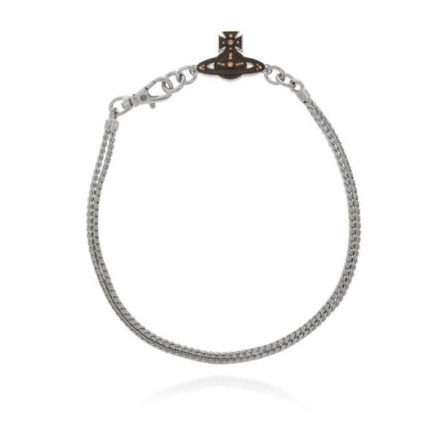 Vivienne Westwood Mässingsarmband Gray, Herr