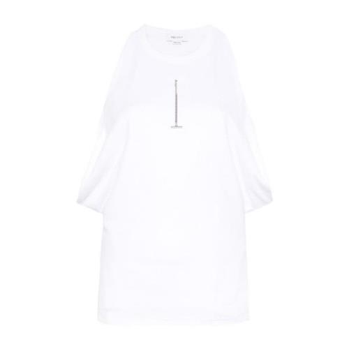 Alexander McQueen Vit Chain-Link Sweater White, Dam