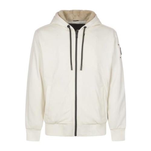 Moose Knuckles Tilden Zip Up Jackor White, Herr