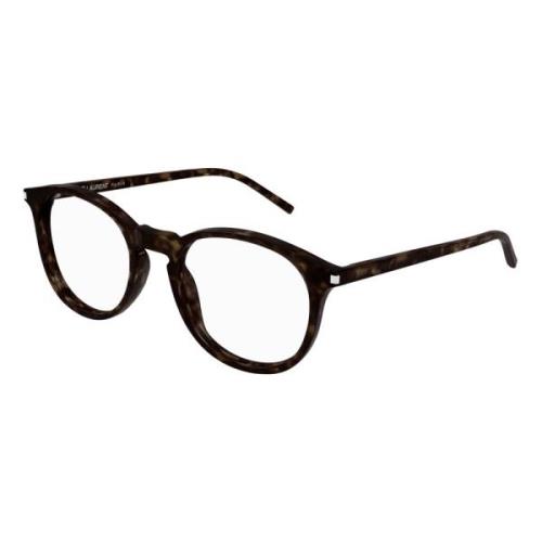 Saint Laurent Mode Glasögon SL 106 Svart Brown, Unisex