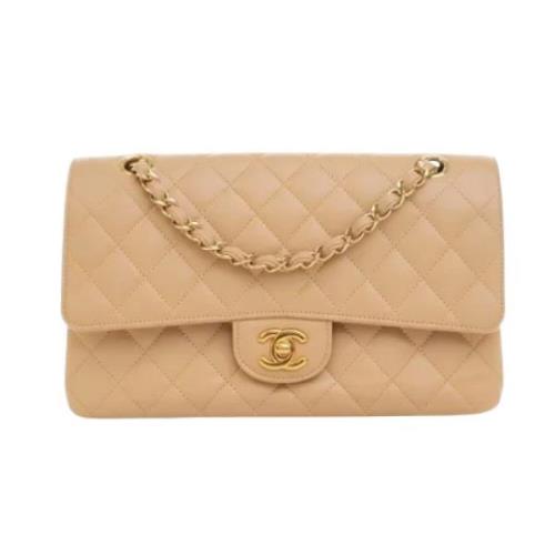 Chanel Vintage Pre-owned Laeder chanel-vskor Beige, Dam