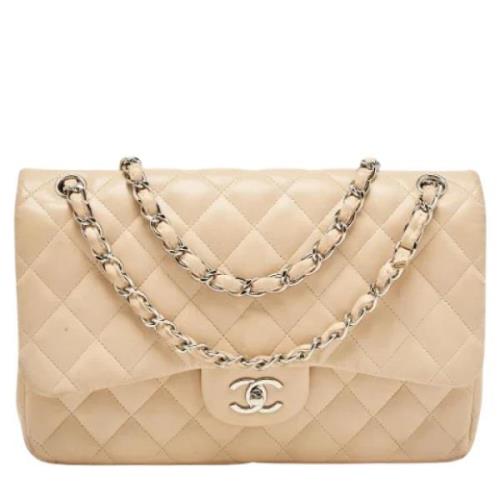 Chanel Vintage Pre-owned Laeder chanel-vskor Beige, Dam