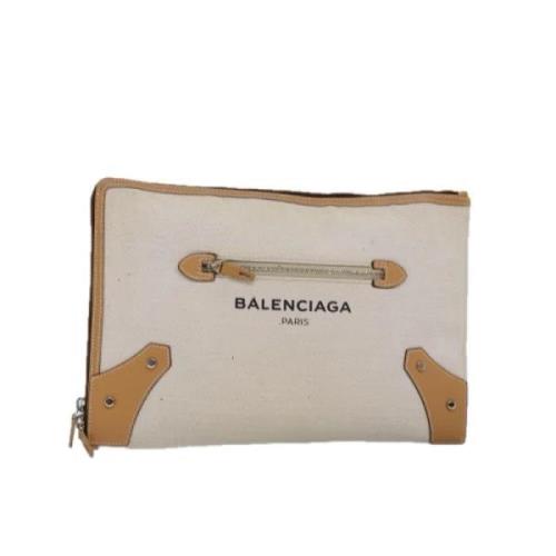 Balenciaga Vintage Pre-owned Canvas balenciaga-vskor Beige, Dam