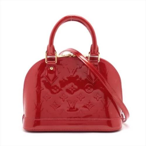 Louis Vuitton Vintage Pre-owned Laeder handvskor Red, Dam