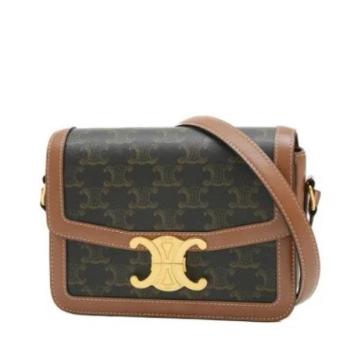 Celine Vintage Pre-owned Canvas celine-vskor Brown, Dam