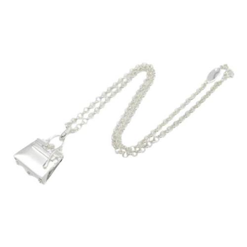 Hermès Vintage Pre-owned Silver halsband Gray, Dam