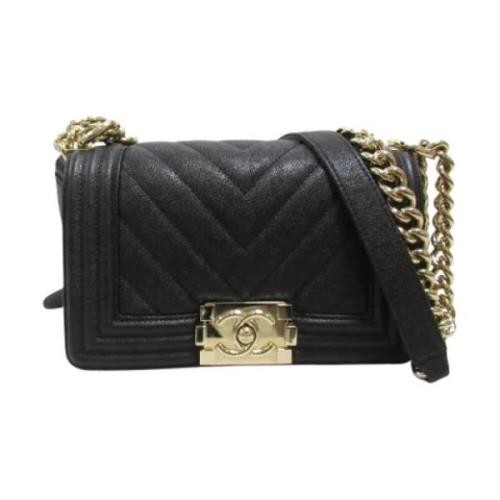 Chanel Vintage Pre-owned Laeder chanel-vskor Black, Dam