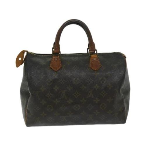 Louis Vuitton Vintage Pre-owned Canvas handvskor Brown, Dam