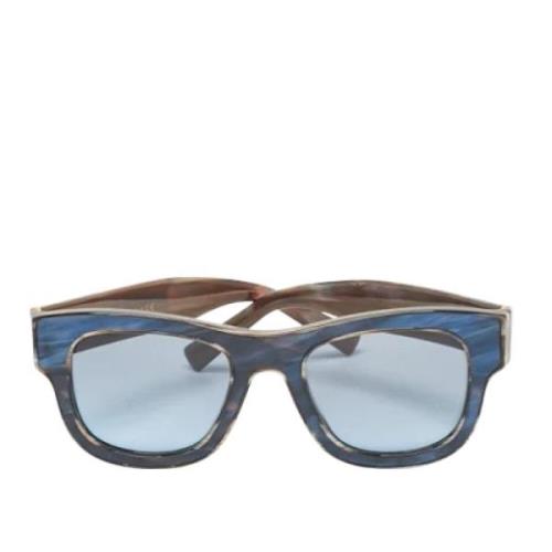 Dolce & Gabbana Pre-owned Pre-owned Acetat solglasgon Blue, Dam