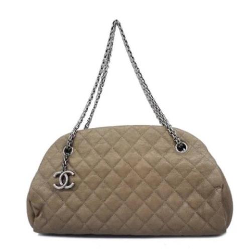 Chanel Vintage Pre-owned Laeder chanel-vskor Beige, Dam