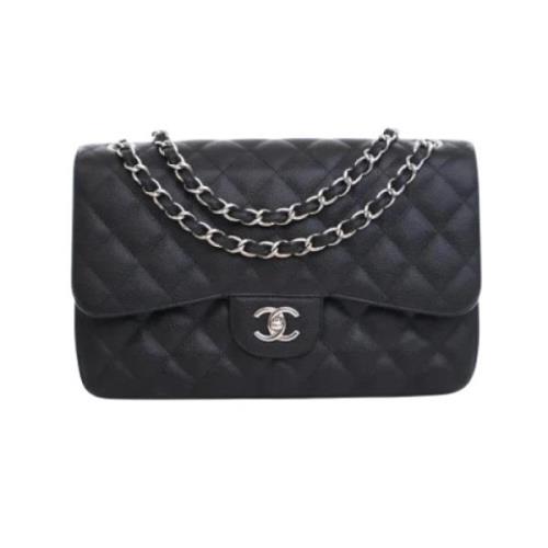 Chanel Vintage Pre-owned Tyg chanel-vskor Black, Dam