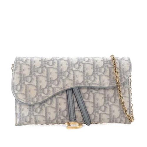 Dior Vintage Pre-owned Canvas plnbcker Gray, Dam