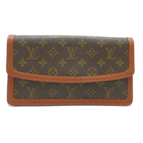 Louis Vuitton Vintage Pre-owned Canvas kuvertvskor Brown, Dam