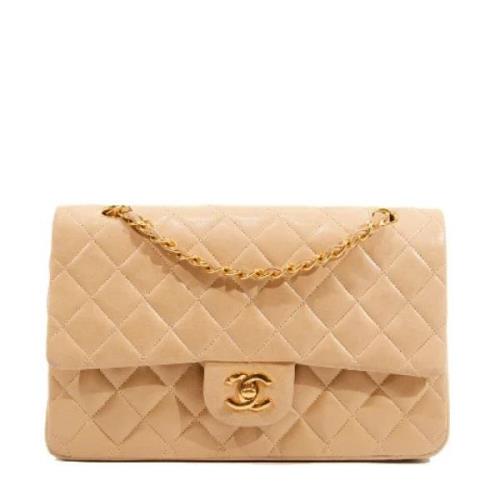 Chanel Vintage Pre-owned Laeder chanel-vskor Beige, Dam