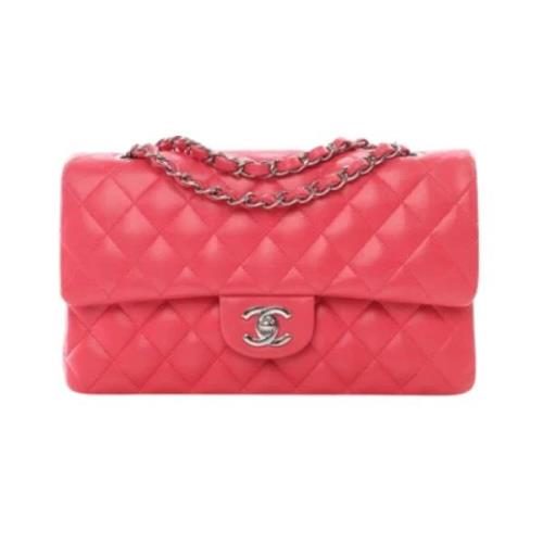 Chanel Vintage Pre-owned Tyg chanel-vskor Pink, Dam