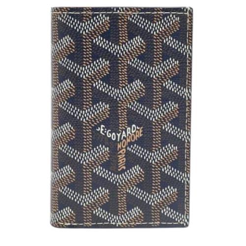 Goyard Vintage Pre-owned Belagd canvas plnbcker Blue, Dam