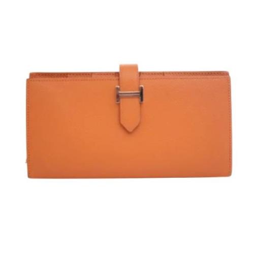 Hermès Vintage Pre-owned Laeder plnbcker Orange, Dam