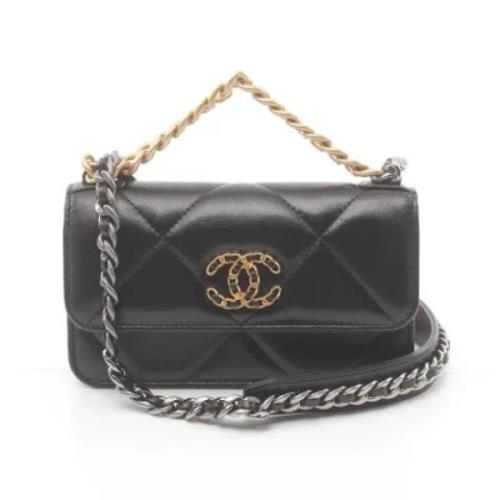 Chanel Vintage Pre-owned Laeder chanel-vskor Black, Dam