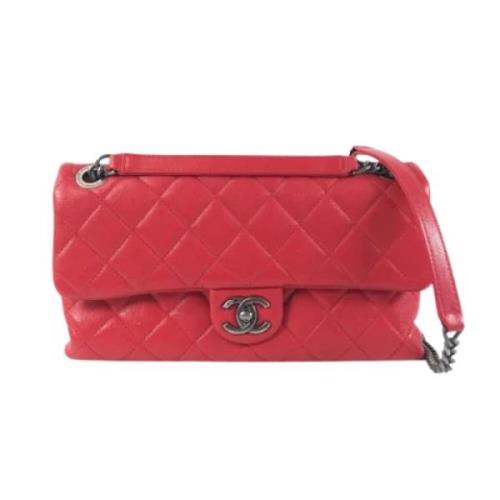 Chanel Vintage Pre-owned Laeder chanel-vskor Red, Dam