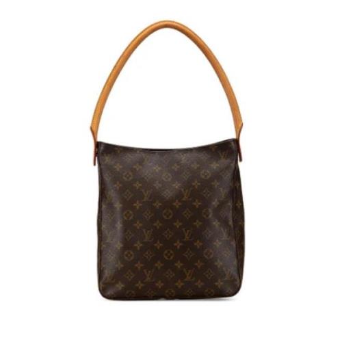 Louis Vuitton Vintage Pre-owned Canvas handvskor Brown, Dam