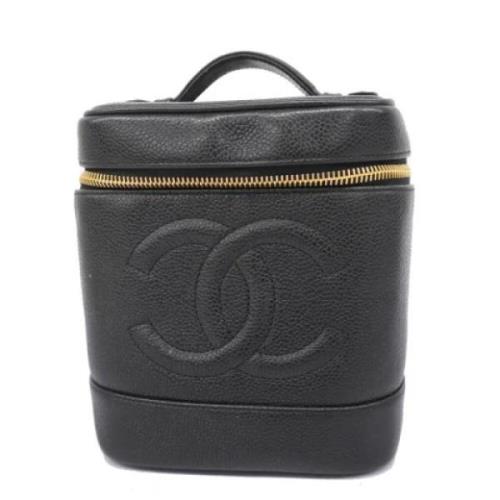 Chanel Vintage Pre-owned Laeder chanel-vskor Black, Dam