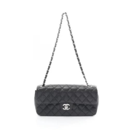 Chanel Vintage Pre-owned Laeder chanel-vskor Black, Dam