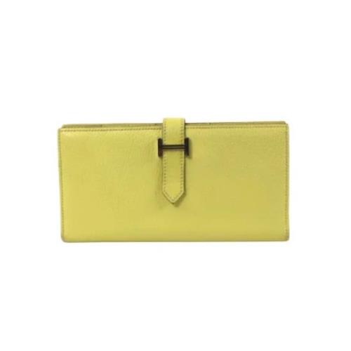 Hermès Vintage Pre-owned Laeder plnbcker Yellow, Dam