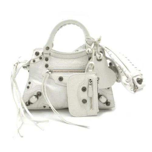 Balenciaga Vintage Pre-owned Laeder balenciaga-vskor White, Dam