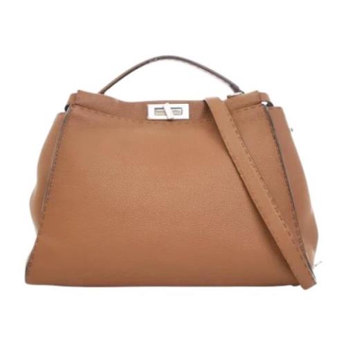 Fendi Vintage Pre-owned Laeder fendi-vskor Brown, Dam