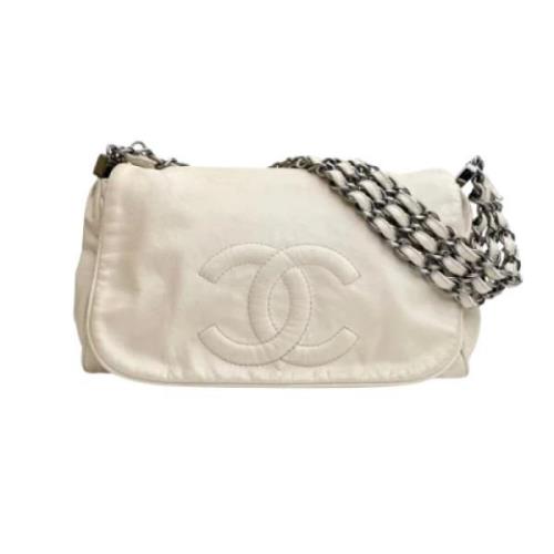 Chanel Vintage Pre-owned Laeder chanel-vskor Beige, Dam