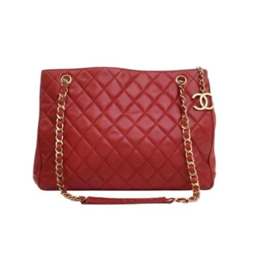 Chanel Vintage Pre-owned Laeder chanel-vskor Red, Dam